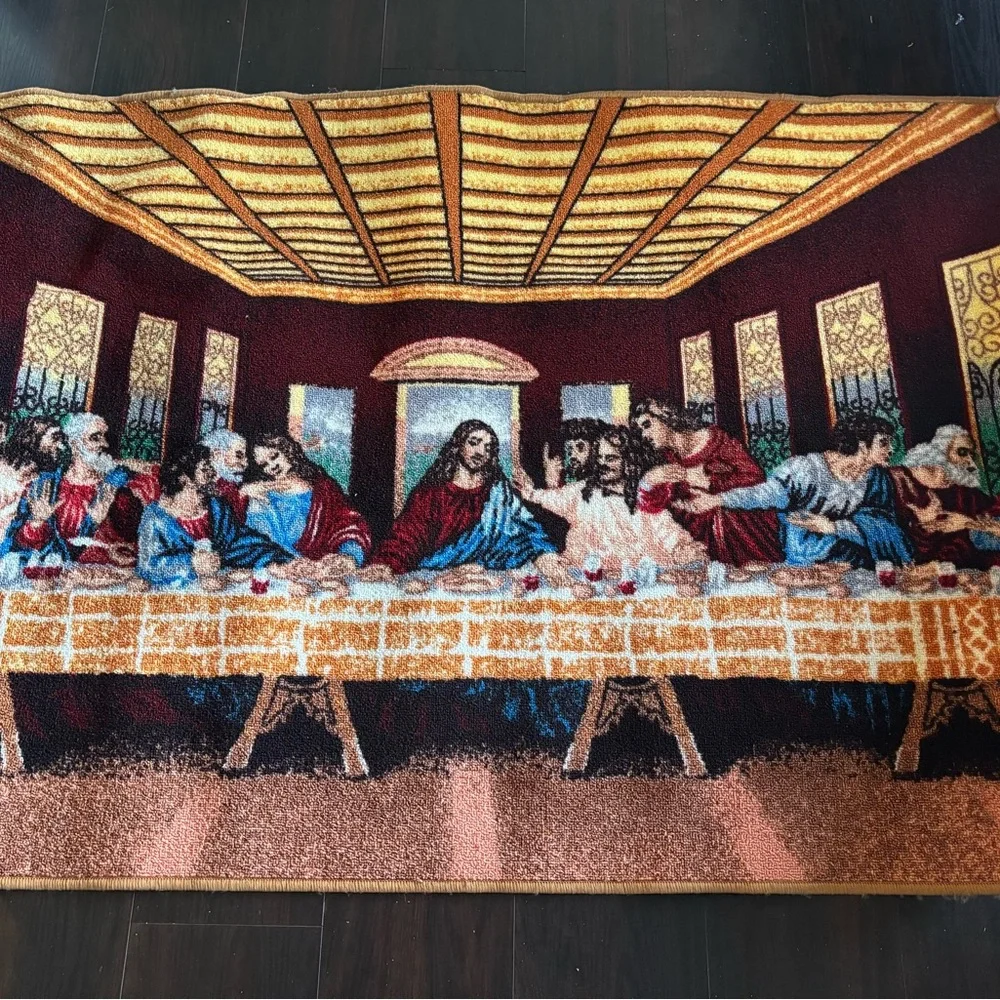 The Last Supper Tapestry Rug - Picture 1 of 4